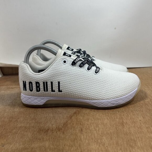NO BULL Women Size White SuperFabric Trainers Running Shoes